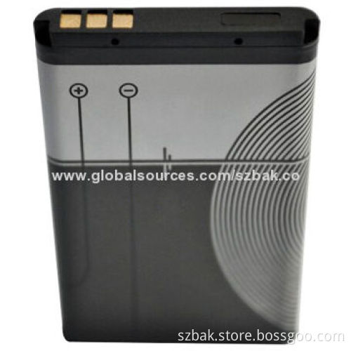 BL-5C Mobile Phone Battery, Inside Battery Cell 523450A, 3.7V, 1,100mAh